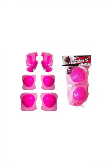 Çocuk Koruyucu Dizlik Dirseklik Seti Pembe